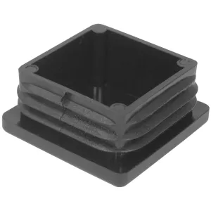 Rörplugg 30X30 4St Svart