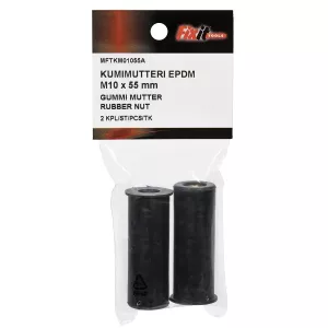 Gummi Mutter M10X55 2St Epdm