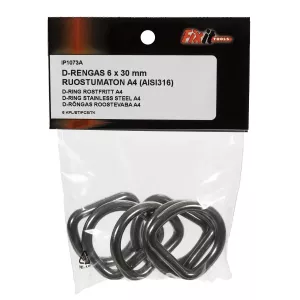 D-Ring 6X30Mm A4 6St