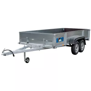 Släpvagn 350X150X42 Boggie Axel 825Kg