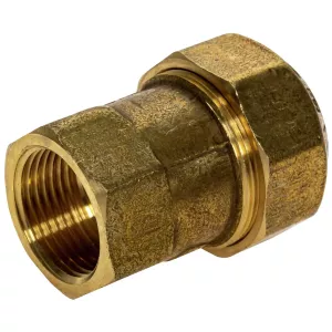 Koppling 1/2"-20Mm Inv. Gänga Mässing Plast-Järn