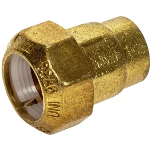 Koppling 1"-40Mm Inv. Gänga Mässing Plast-Järn