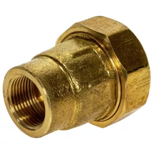 Koppling 1"-40Mm Inv. Gänga Mässing Plast-Järn