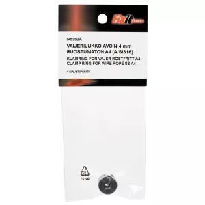 Klämring För Vajer 4Mm A4 1St