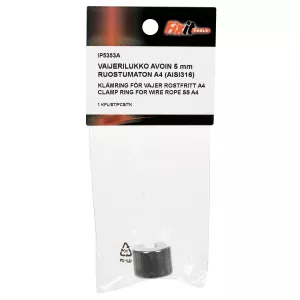 Klämring För Vajer 5Mm A4 1St