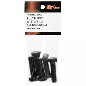 Bult Unc 7/16"X1 1/2" 5St Obelagd