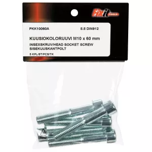 Insexskruv M10X60 5St 8.8 Din912