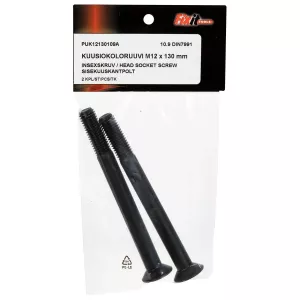 Insexskruv M12X130 10.9 2St Försänkt  Din7991
