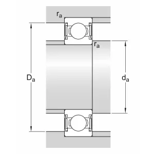 Spårkullager 10X30X9 Skf