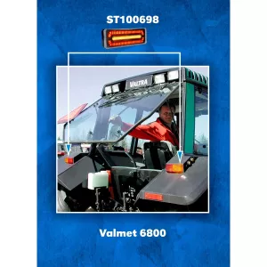 Bakljus Led 12-24V 169X63Mm