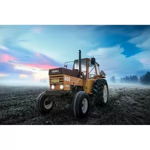 Led-Strålkastare Rund 132Mm 3-Punkt Krom