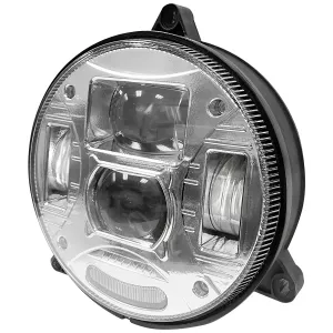 Led-Strålkastare Rund 132Mm 3-Punkt Krom