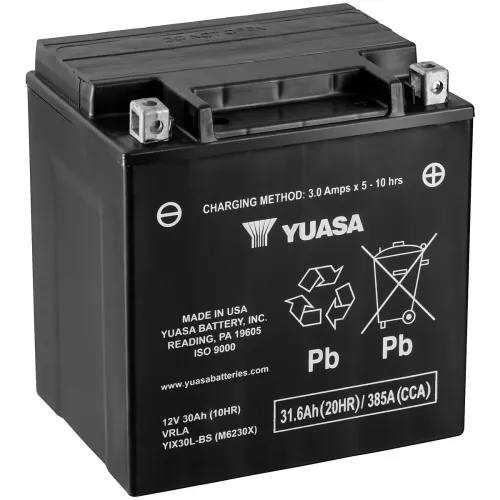 Batteri Yuasa Mc 31.6Ah Agm -+ 166X126X175