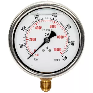 Manometer 0-700Bar Npt 3/8"