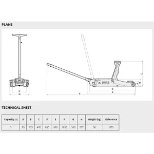 Garagedomkraft 3000Kg Mega