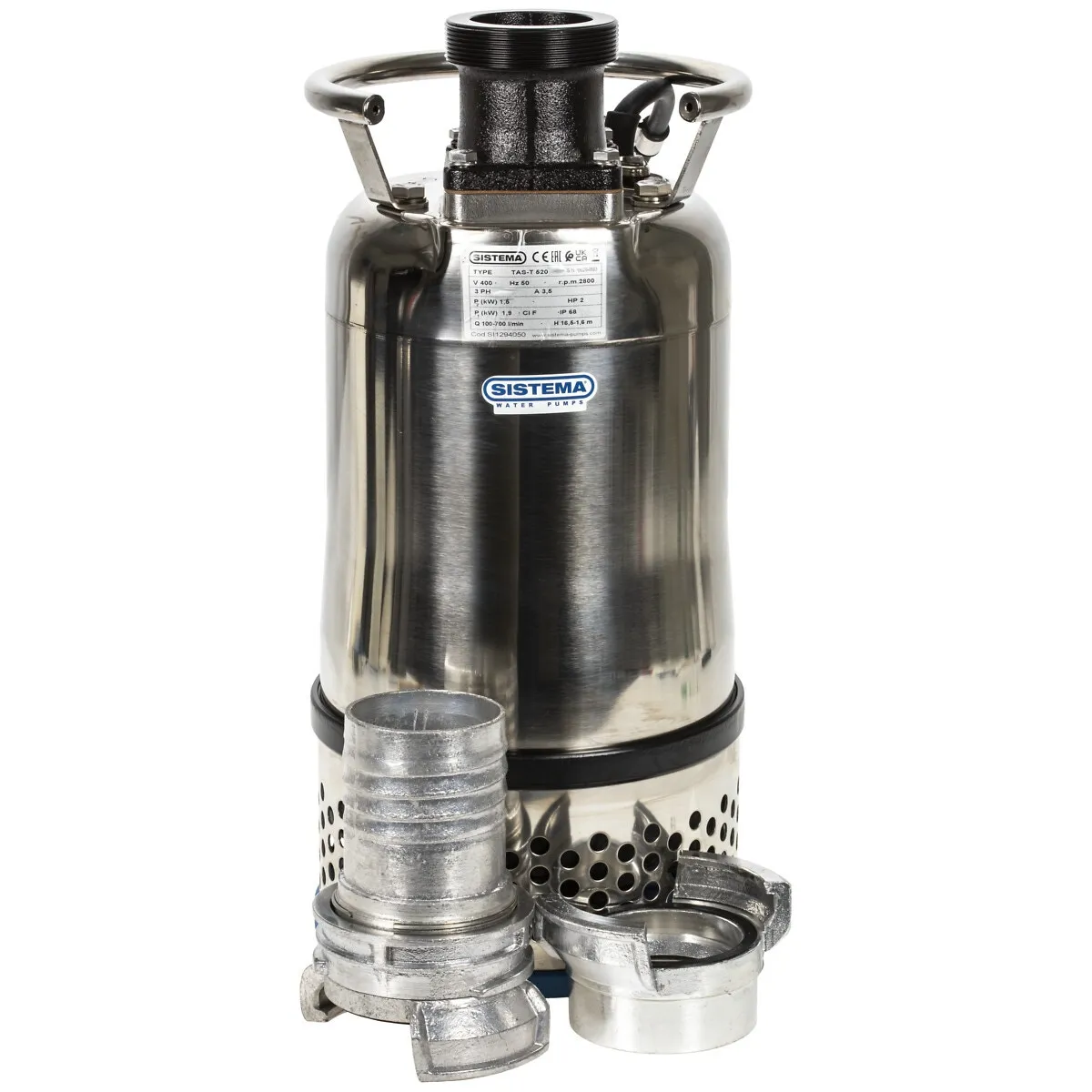 Dränkbar Pump  Industri Inox Tast520 1900W / 400V