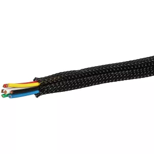 Flätad Skyddsslang 6-12Mm 12M Svart