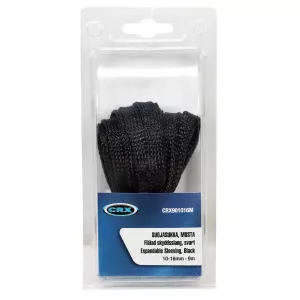 Flätad Skyddsslang 10-16Mm 9M Svart