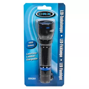 Led Ficklampa 1000 Lm 18650