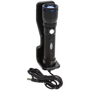 Led Ficklampa 1300 Lm 18650 Väggställ