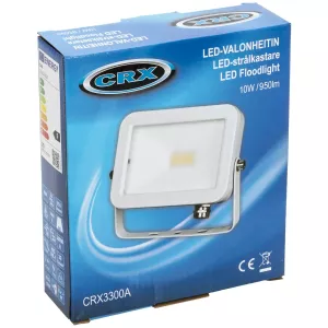 Led Strålkastare 950Lm 10W/230V Pad 0,5M Kabel