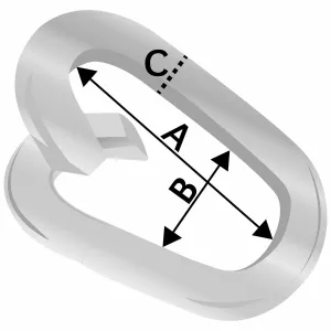 Reparationslänk För Kätting 10Mm 2Kpl