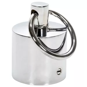 Ändplugg Med Ringa Krom 36Mm