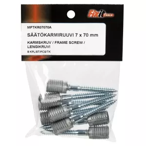 Karmskruv 7X70 8St Förzinkad