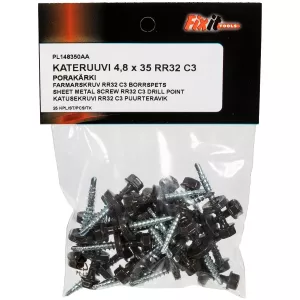 Farmarskruv 4,8X35 25St Rr32 Borrspets Mörk Brun C