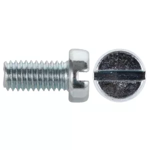 Spårskruv M4X25 200St Din84 Zink