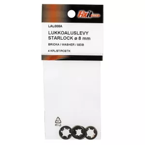 Bricka Starlock 8Mm 4St
