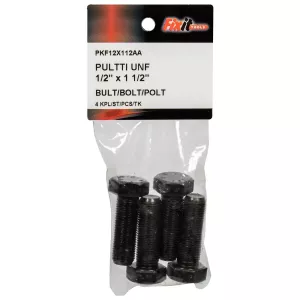 Bult Unf 1/2X1 1/2" 4St Obelagd