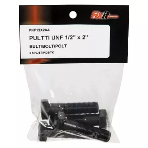 Bult Unf 1/2"X2" 4St Obelagd