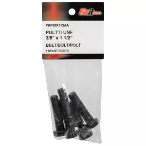 Bult Unf 3/8X1 1/2" 5St Obelagd