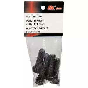 Bult Unf 7/16X1 1/2" 5St Obelagd