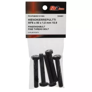 Bult M8X50X1,0 10.9 5St Fingänga Din961