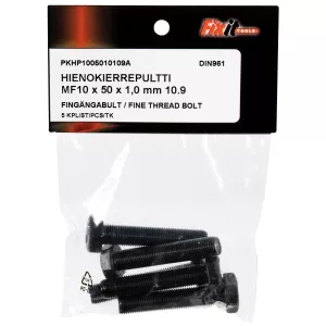 Bult M10X50X1,0 10.9 5St Fingänga Din961