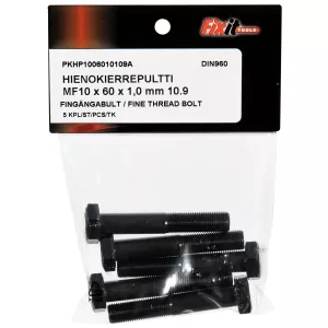 Bult M10X60X1,0 10.9 5St Fingänga Din960