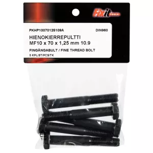 Bult M10X70X1,25 10.9 5St Fingänga Din960
