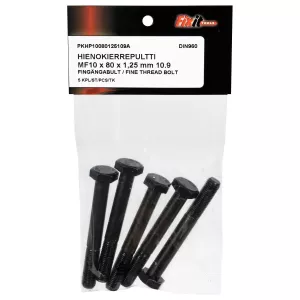 Bult M10X80X1,25 10.9 5St Fingänga Din960