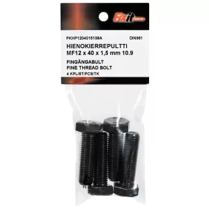 Bult M12X40X1,5 10.9 4St Fingänga Din961