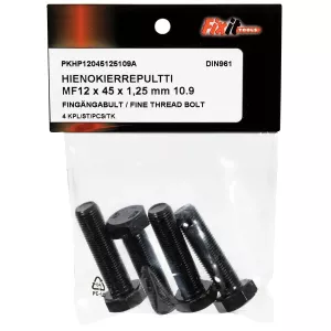 Bult M12X45X1,25 10.9 4St Fingänga Din961
