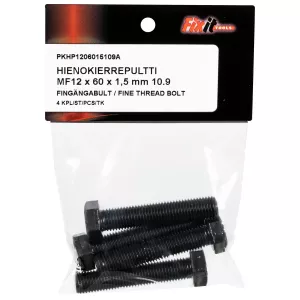 Bult M12X60X1,5 10.9 4St Fingänga Din961