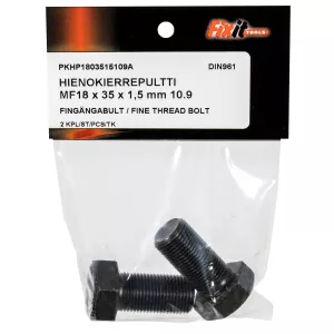 Bult M18X35X1,5 10.9 2St Fingänga Din961