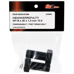 Bult M18X40X1,5 10.9 2St Fingänga Din961