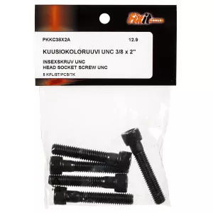 Insexskruv Unc 3/8 X 2" 5St 12.9