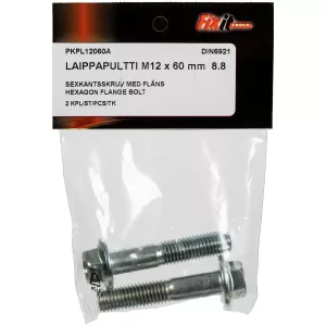 Sexkantsskruv Med Fläns M12X60Mm 8.8 2St Din6921