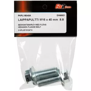 Sexkantsskruv Med Fläns M16X40Mm 8.8 2St Din6921