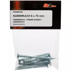 Karmskruv 6X70Mm 8St