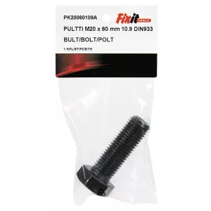 Bult M20X60 1St 10.9 Din933